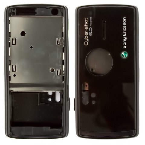 Корпус для Sony Ericsson K850, High Copy, чорний