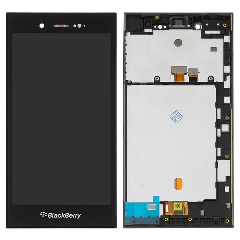 Дисплей для Blackberry Z3, чорний, з рамкою, Original PRC 