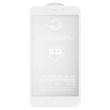 Захисне скло All Spares для Xiaomi Redmi 4X, 5D Full Glue, білий