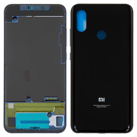 Корпус для Xiaomi Mi 8, Original PRC , черный, с разборки, с боковыми кнопками, M1803E1A