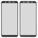 Скло корпуса для Samsung J800 Galaxy J8, J810 Galaxy J8 (2018), чорне