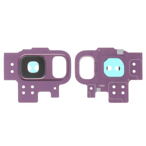 Скло камери для Samsung G960 Galaxy S9, фіолетове, з рамкою, lilac purple