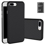 Чехол Nillkin Synthetic fiber для iPhone 7 Plus, черный, без отверстия под логотип, Ultra Slim, пластик, #6902048127906