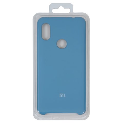 Чехол для Xiaomi Redmi Note 6 Pro, синий, Original Soft Case, силикон, azure 24 , M1806E7TG, M1806E7TH, M1806E7TI