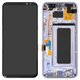 Дисплей для Samsung G955 Galaxy S8 Plus, сірий, з рамкою, Original, сервісне опаковання, orchid Gray, original glass, #GH97-20470C/GH97-20564C/GH97-20565C