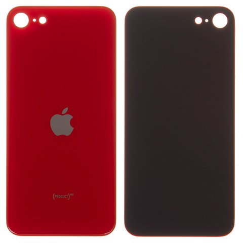 Задняя панель корпуса для iPhone SE 2020, красная, нужно снять стекло камеры, small hole