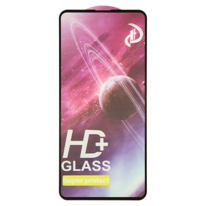 Защитное стекло All Spares для Samsung A536 Galaxy A53 5G, совместимо с чехлом, Full Glue, черный, cлой клея нанесен по всей поверхности