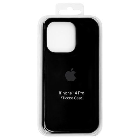 Чехол для Apple iPhone 14 Pro, черный, Original Soft Case, силикон, black 18  full side