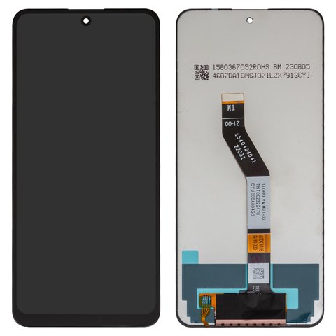 Дисплей для Xiaomi Poco M4 Pro 5G, Redmi Note 11 5G, Redmi Note 11S 5G, Redmi Note 11T 5G, чорний, без рамки, Сopy, 21091116AG