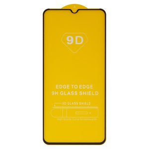 Защитное стекло для Realme C35, совместимо с чехлом, Full Glue, без упаковки , черный