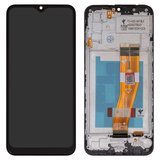 Дисплей FLYCDI для Samsung A025F/DS Galaxy A02s, M025 Galaxy M02s, чорний, з рамкою, з жовтим шлейфом, (160,5x72 mm)