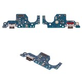 Шлейф для Motorola Moto G24, Moto G24 Power, коннектора зарядки, с микрофоном, High Copy, плата зарядки