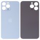 Задня панель корпуса для iPhone 13 Pro Max, блакитна, не потрібно знімати скло камери, Original (PRC), sierra Blue, big hole