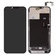 Дисплей для iPhone 13 Pro Max, чорний, з рамкою, High Copy, без мікросхеми, (AMOLED), GX OEM soft, 120Hz