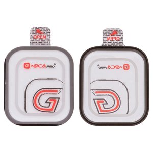 Скло корпуса G+OCA PRO для Apple Watch 10 42mm, з ОСА плівкою, чорне