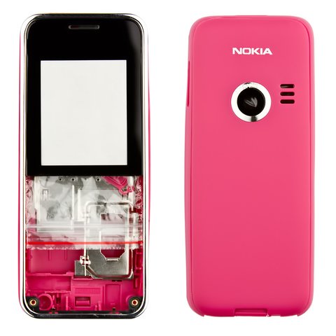 Housing compatible with Nokia 3500c, High Copy, red 
