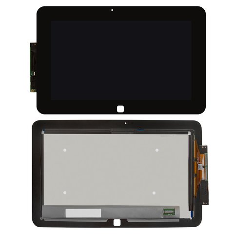 LCD compatible with Dell XPS 10, black, without frame 