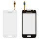 Touchscreen compatible with Samsung G313HN Galaxy Ace 4, G313HU Galaxy Ace 4 Duos, (white)