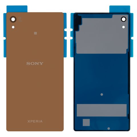 Housing Back Cover compatible with Sony E6533 Xperia Z3+ DS, E6553 Xperia Z3+, Xperia Z4, golden, copper 