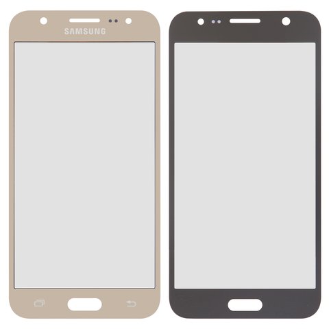 Housing Glass compatible with Samsung J500F DS Galaxy J5, J500H DS Galaxy J5, J500M DS Galaxy J5, golden 