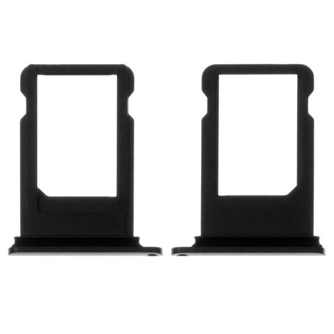 SIM Card Holder compatible with iPhone 8 Plus, black 