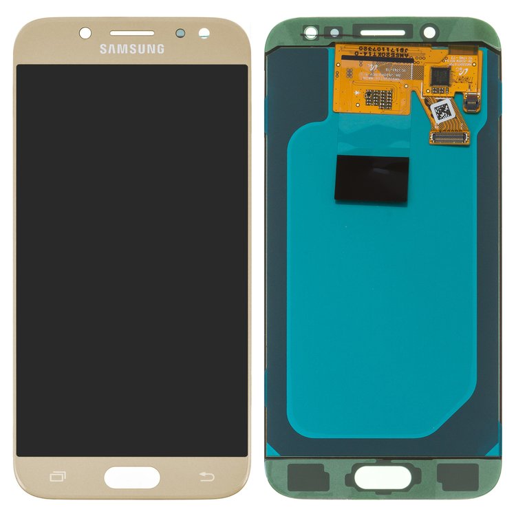 Lcd Compatible With Samsung J530 Galaxy J5 17 Golden With Touchscreen Original Service Pack Gh97 738c Gh97 0c All Spares