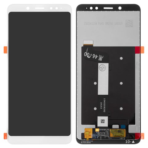 Pantalla LCD puede usarse con Xiaomi Redmi Note 5, blanco, Original PRC 