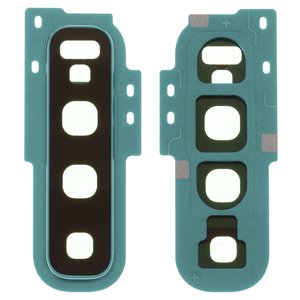 Camera Lens compatible with Samsung G973 Galaxy S10, green, with frames, prism green 