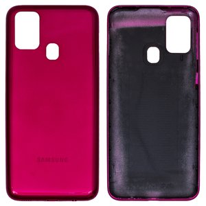Panel trasero de carcasa puede usarse con Samsung M315 Galaxy M31, M315F DS Galaxy M31, roja