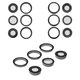 Camera Lens compatible with iPhone 11 Pro, (gray, with frames, set 6 pcs., matte space gray)