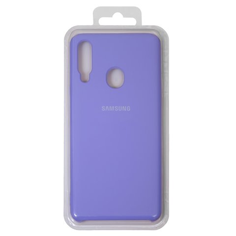Case compatible with Samsung A207 Galaxy A20s, purple, Original Soft Case, silicone, elegant purple 39  
