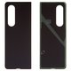 Panel trasero de carcasa puede usarse con Samsung F926 Galaxy Z Fold3 5G, negra