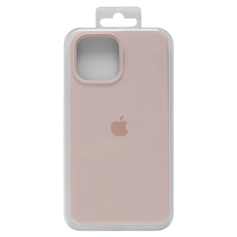 Funda iPhone 13 Pro silicona logo rosa
