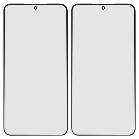 Housing Glass compatible with Samsung S901B Galaxy S22 5G, black 