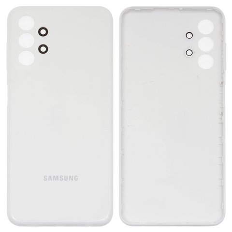 Housing Back Cover compatible with Samsung A135 Galaxy A13, white, with side button 