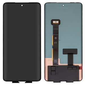 LCD compatible with Motorola Edge 40, Edge 40 Neo, black, without frame, Original PRC  