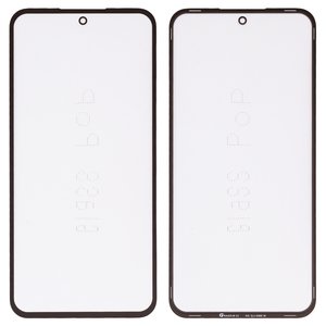 Стекло корпуса G+OCA PRO для Samsung A556 Galaxy A55, с OCA пленкой, черное