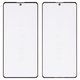 Housing Glass G+OCA PRO compatible with Xiaomi Poco M6 Pro 4G, Redmi Note 13 Pro 4G, (with OCA film, black)