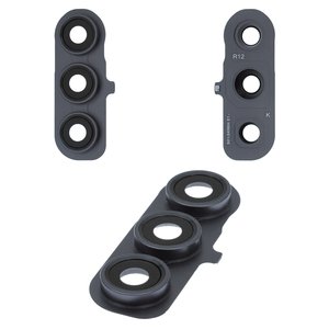 Camera Lens compatible with Samsung S721 Galaxy S24 FE, black, with frames 
