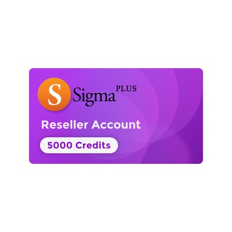 Sigma Plus 5000 Credits for Reseller Account