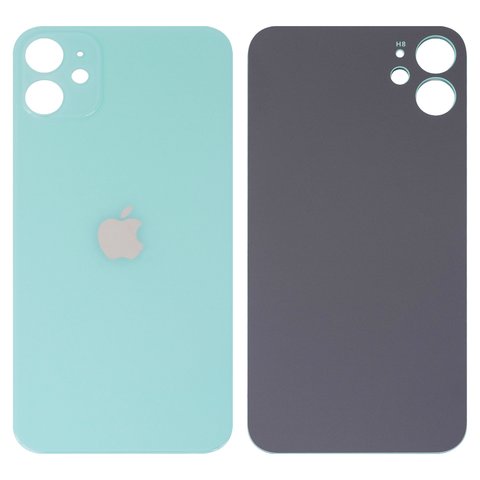 Задняя панель корпуса для iPhone 11, зеленая, не нужно снимать стекло камеры, Original PRC , big hole