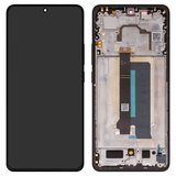 LCD compatible with Xiaomi Poco X6 Pro 5G, (black, with frame, Original (PRC))