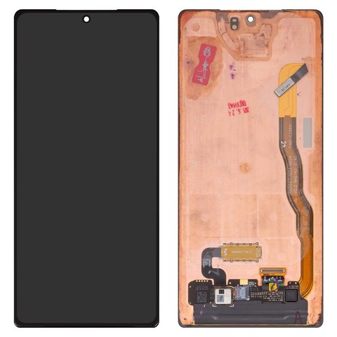 LCD compatible with Samsung N980F Galaxy Note 20, N981 Galaxy Note 20 5G, black, without frame, original change glass 