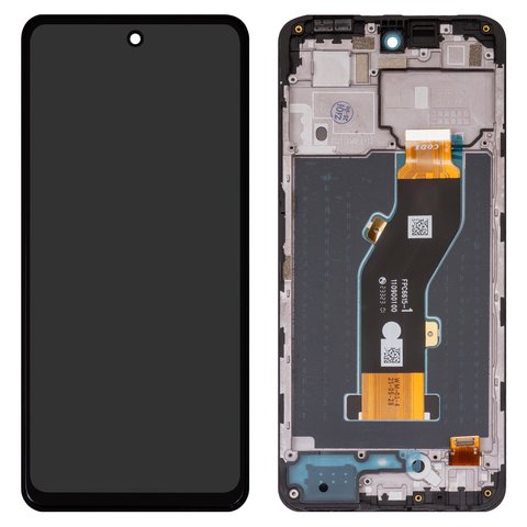 LCD compatible with Infinix Smart 8 Plus X6526 , black, with frame, High Copy, FPC6615 