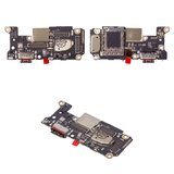 Flat Cable compatible with Xiaomi Poco F5 Pro, (charge connector, with microphone, with components, High Copy, charging board)