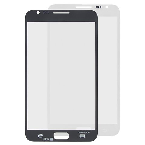 Housing Glass compatible with Samsung I9220 Galaxy Note, N7000 Note, white 