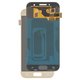LCD compatible with Samsung A320 Galaxy A3 (2017), (golden, without frame, original (change glass) )