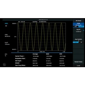 AM FM Analog Modulation Analysis Function SIGLENT SSA3000XP AMA for SIGLENT SSA3000X Plus