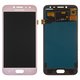 LCD compatible with Samsung J250 Galaxy J2 (2018), J250 Galaxy J2 Pro (2018), (pink, without frame, Copy, (TFT))