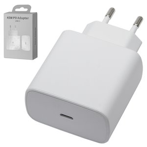 Mains Charger EP TA845, W, Power Delivery PD , white, 1 output, service pack box 